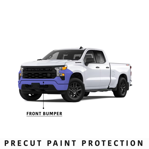 2025 GMC Sierra EV Elevation Precut Paint Protection Kit PPF - Front Bumper