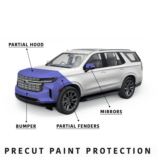 2025 Ford Explorer Active Precut Paint Protection Kit PPF - Partial Front End